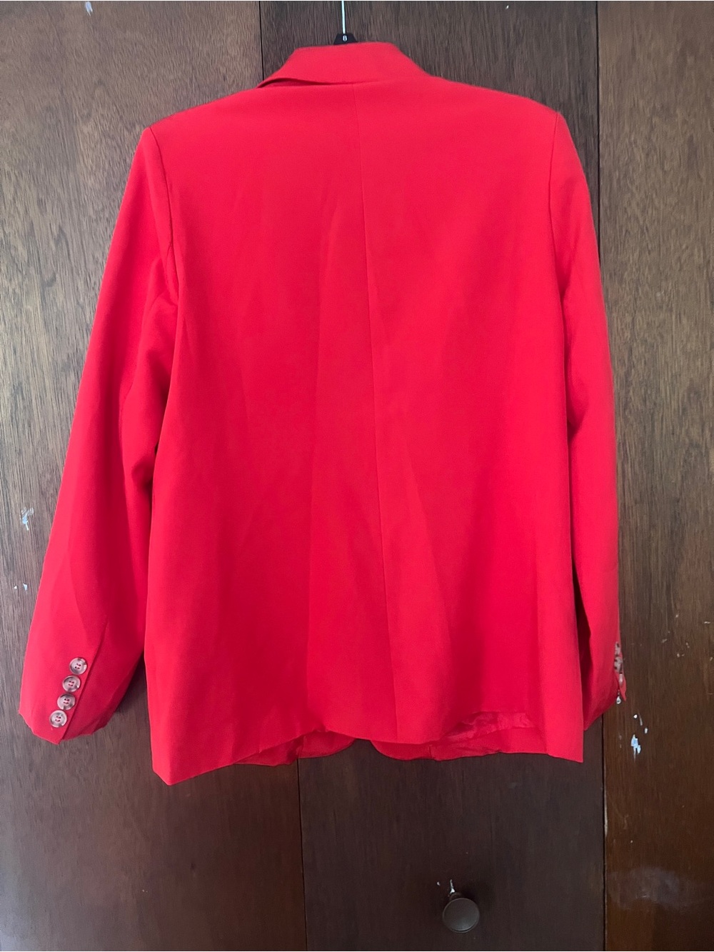 Pink Lily Vibrant Red Women's Blazer - Picture 3 of 4
